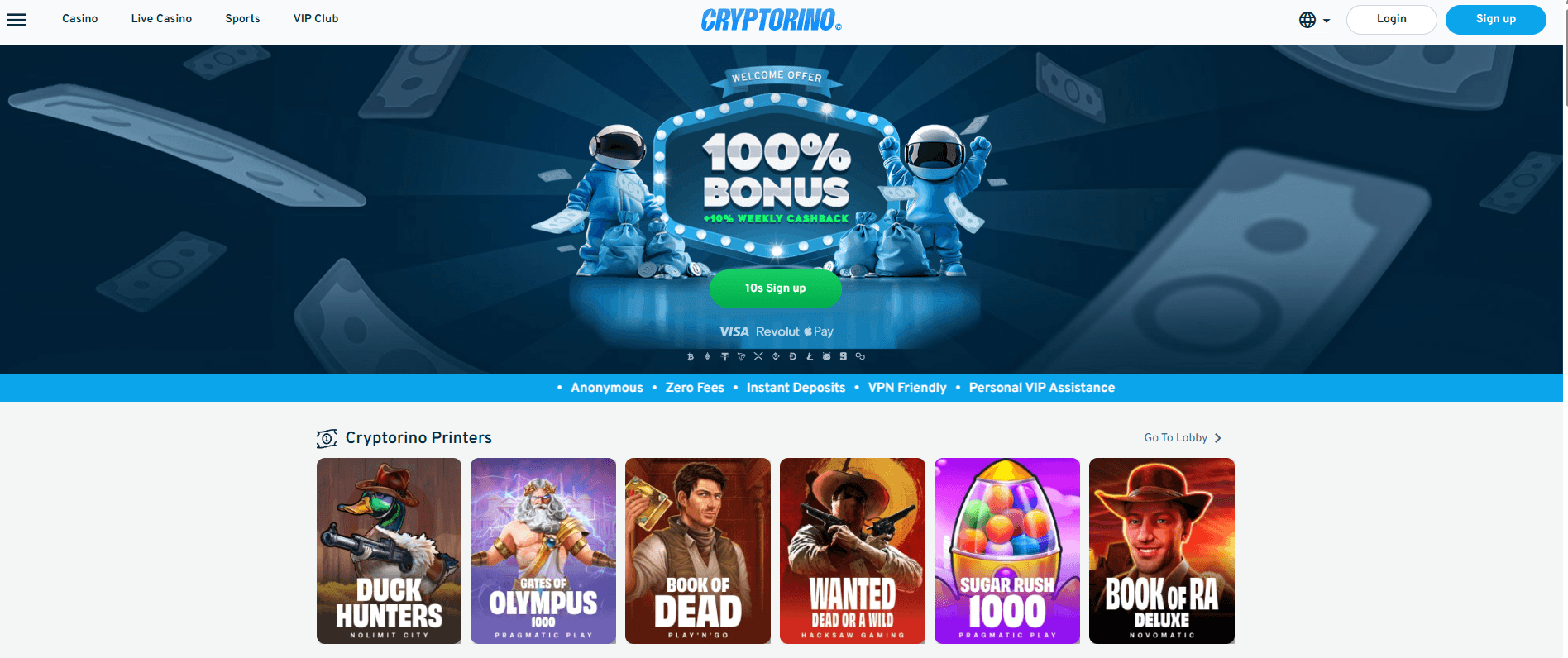 Cryptorino Casino